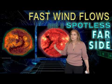 Fast Wind Flows & A Spotless Farside | Space Weather Mid Week 11 March 2026