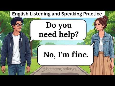 Simple English Conversation Practice | English Listening and Speaking Practice for Beginners