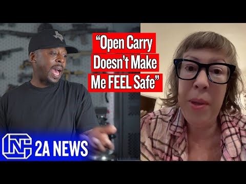 Liberal Woman Tries to Explain Why Open Carry Feels Unsafe (Viral Clip)