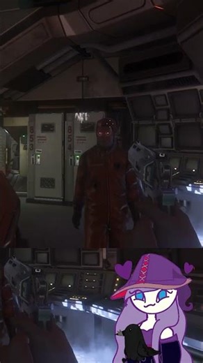 How is he so Stronk??? #gaming #vtuber #alienisolation