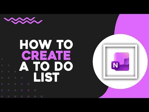 How To Create a To Do List in Microsoft OneNote (Quick Tutorial)