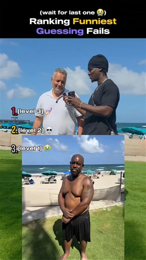 Ranking Funniest Guessing Fails #shortsviral #ranking