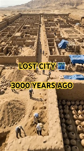 🏺 Egypt’s Lost City Found After 3,000 Years #history