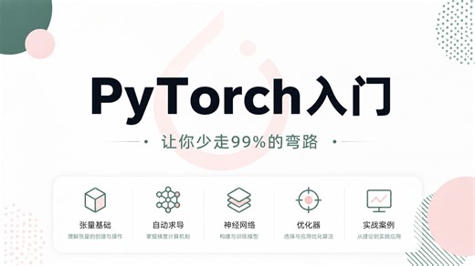 【2026最新PyTorch教程】PyTorch深度学习基础快速入门，算法原理+框架详解+源码解读+项目实战！小白快速掌握！机器学习 | 深度学习丨计算机视觉