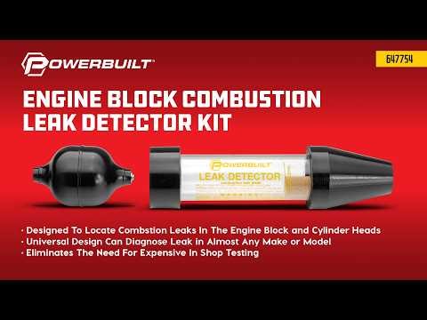 Powerbuilt Engine Block Leak Detection Kit 142 Part 647754 (Loaner Tool Program)