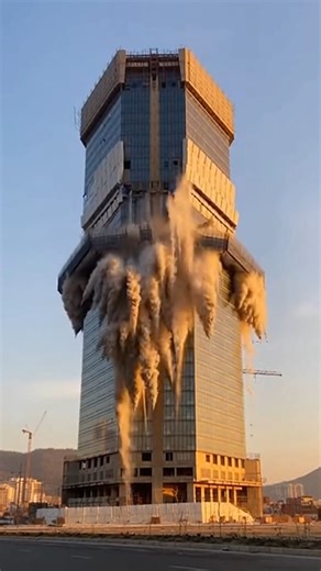 Skyscraper Demolition Transforms City Center Austin, Texas — October 12, 2025 A massive glass skyscraper was successfully demolished this morning in a carefully planned implosion that sent shockwaves through the downtown district. The structure, which had stood as a prominent feature of the skyline for decades, was leveled to make room for a new mixed-use development project aimed at modernizing the city's core. Footage of the event shows a series of controlled explosions starting near the top-m