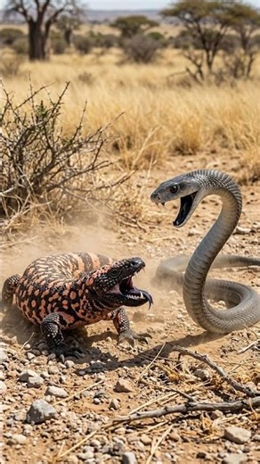 Black Mamba vs Gila Monster: One Deadly Mistake Led to a Terrifying Battle| Wild animals