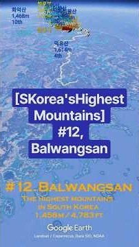 [SKorea'sHighestMountains] #12, Balwangsan, Afternoon #TheHighestMountainsInSKorea