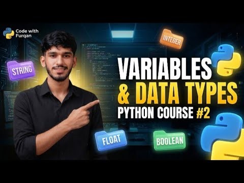 Python Course #2: Variables & Data Types | Master the Basics! 🐍
