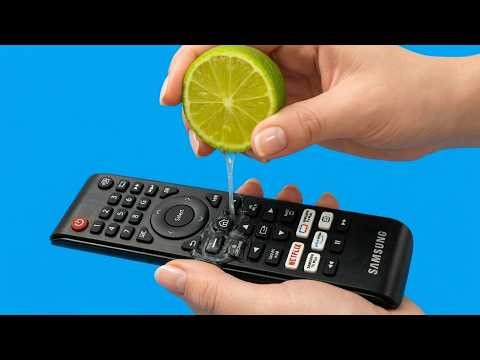 Fix Any TV Remote with a Lemon! 🍋 Genius Repair Trick That Actually Works