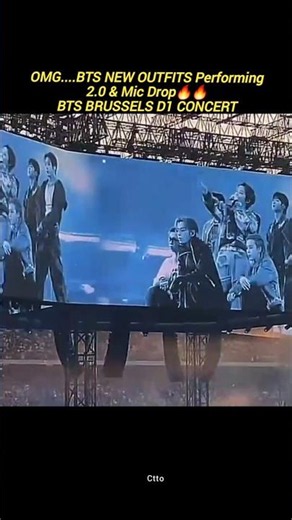 BTS NEW OUTFITS Performing 2.0 & Mic Drop BTS BRUSSELS CONCERT