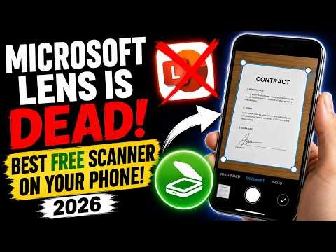 Microsoft Lens Is Dead: How to Scan and Print in 2026