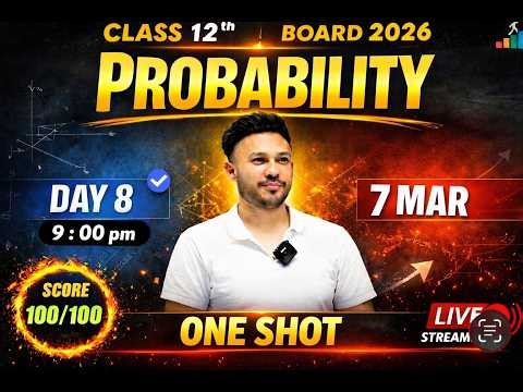 👉 🔥 one shot Probability Most Important Questions | Class 12 Maths | Boards 2026 🔥 Target 95+