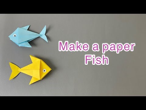 Easy Origami Fish 🐟 (Cute & Simple!)