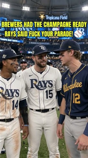 Rays WALK OFF Brewers in World Series Game 4! 💀⚾ (AI Parody) #shorts
