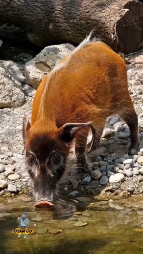 Red river hog#ExoticAnimals#AfricanWildlife#NatureLovers #viral #trend
