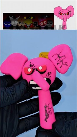 Sprunki 🎵 I Made Elly 🐘 Phase 2 👹 With Clay 🟣 Pocoyo Como lo mueve lo lo 🔵 #sprunki 🎶