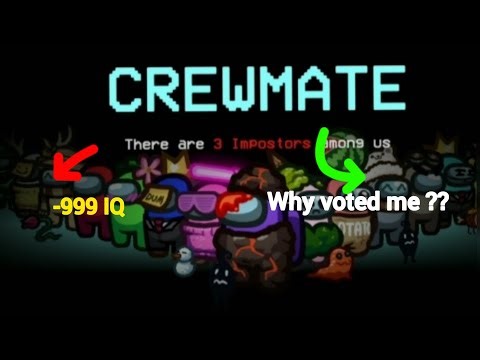 Crewmate fails 💯 Playing with -9999 IQ crewmates 💥Subscribe 