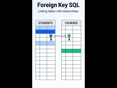 🔥 Foreign Key SQL Explained in 60 Seconds! 🚀 #shorts #shorts #kaashivinfotech