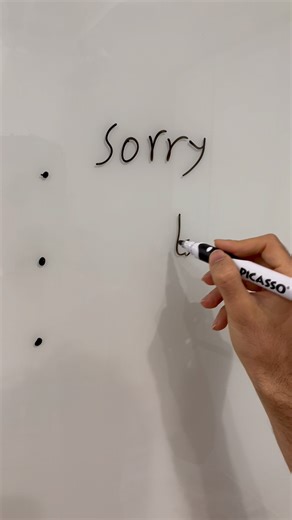 How to write sorry in different language.