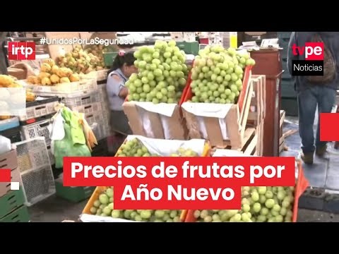 Año Nuevo: precios bajos y frutas de temporada en el Mercado de Frutas de San Luis