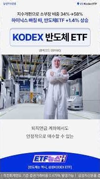 반도체 대형주 조정, 상대적 방어력 증명해낸 반도체ETF🫨