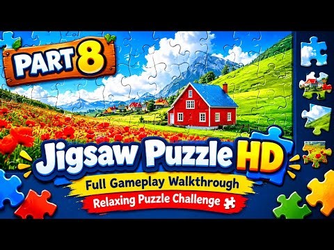 Jigsaw Puzzle HD Part 8 | Full Gameplay Walkthrough | Relaxing Puzzle Challenge 🧩