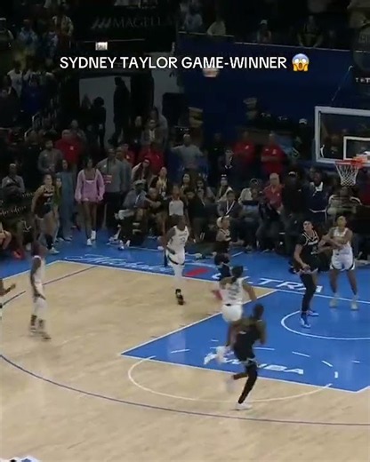 Sydney Taylor called game after a back-and-forth battle between the Aces and Sky 😮‍💨