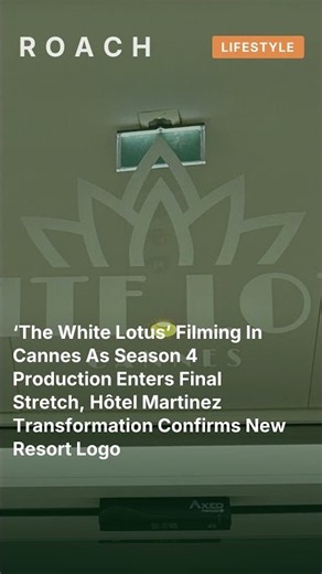 ‘The White Lotus’ Filming In Cannes As Season 4 Production Enters Final Stretch, Hôtel Mar #shorts