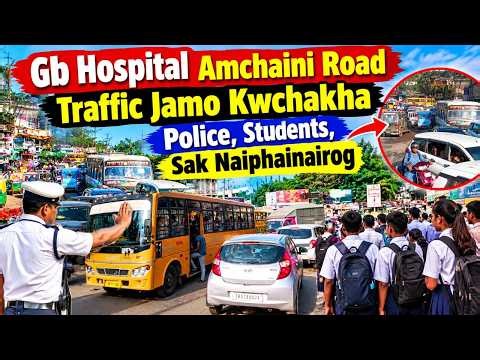 Gb Hospital Amchaini Road Traffic Jamo Kwchakha Police, Students, Sak Naiphainairog