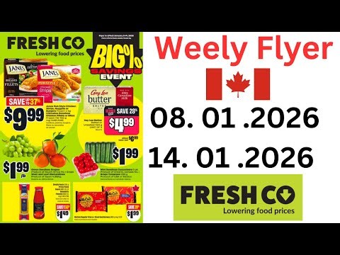 FreshCo Weekly Flyer | January 8 to 14, 2026 | Canada Deals