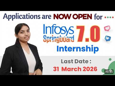 Infosys Springboard Virtual Internship 7.0 | Eligibility, Benefits & How to Apply 2026 | Apply Now