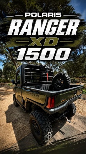 How big is the bed in the Polaris RANGER XD 1500?