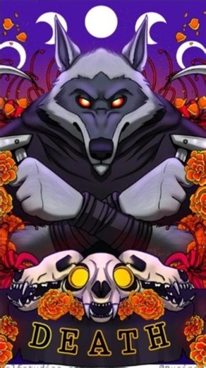 "im death straight up" Death from puss in boots 2 #pussinbootsthelastwish #death #deathwolf