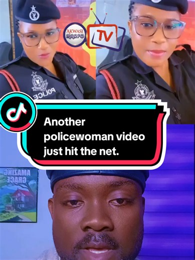Another policewoman video just hit the net. #Trending #vairalvideo #ghanapoliceservice #azigi #ghanatiktok