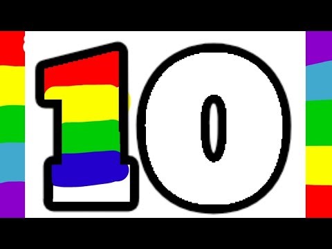 123 tracing and colouring| Number Tracing for kids| 10 number Tracing| 10 number drawing