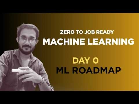 Machine Learning Roadmap for Beginners | ML Intuition, Types & Complete Syllabus