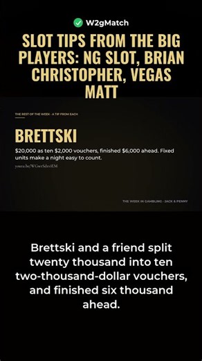 Lady Luck HQ, Brettski, Mr. Hand Pay this week: 3 slot tips | The Week in Gambling #Shorts