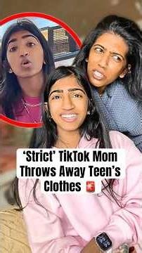 ‘Strict’ TikTok Mom Throws Away Teen’s Clothes #shorts #vidyagopalan #parenting