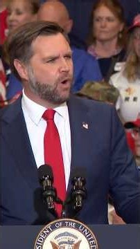Fake MAGA supporter turns out to be protestor during JD Vance in Cincinnati.