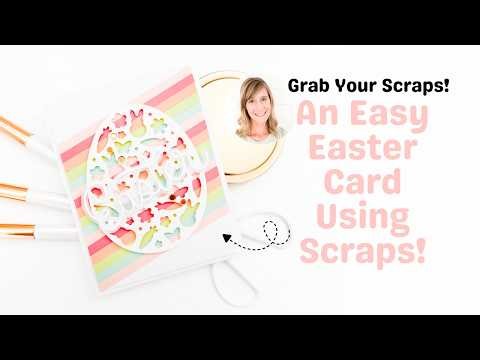 We All Love A Scrap Buster Card! | An Easy Easter Card from Scraps!