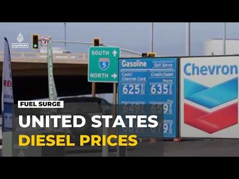 US diesel prices climb: Oil prices set to end week above $100 per barrel