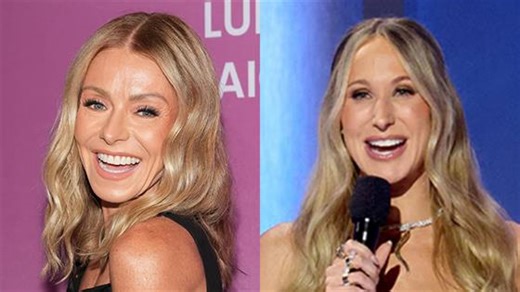 Kelly Ripa Helps Nikki Glaser With On-Air Wardrobe Malfunction