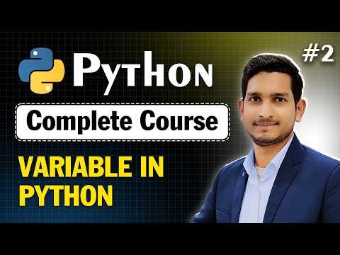Variable in Python | Python Complete Course | Python Full Tutorial