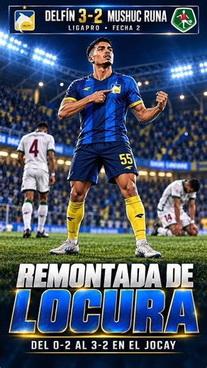 ¡REMONTADA DE LOCURA! Delfín 3-2 Mushuc Runa | Gol al 87’