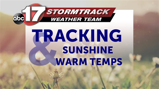 Tracking a mild and sunny start to the week
