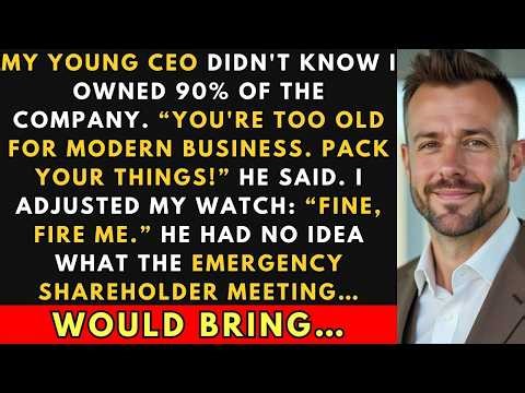 My Boss Fired Me Without Warning — He Had No Idea I Secretly Owned 90% Of The Company