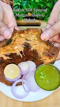 Mutton Shami Kabab Recipe | Eid Ul Adha Special kabab | Real shami kabab #shorts #kabab #recipe