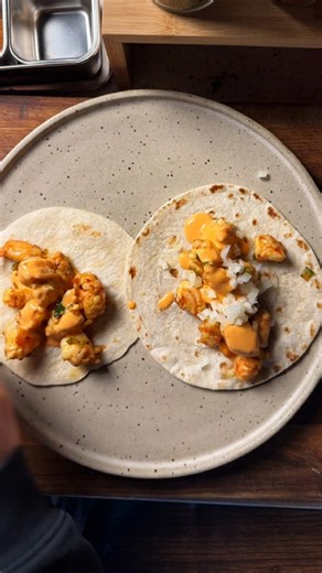 Quick shrimp tacos for a busy day lunch