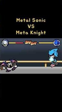 Metal Sonic vs Meta Knight | Sonic the Hedgehog | Animation Battle
